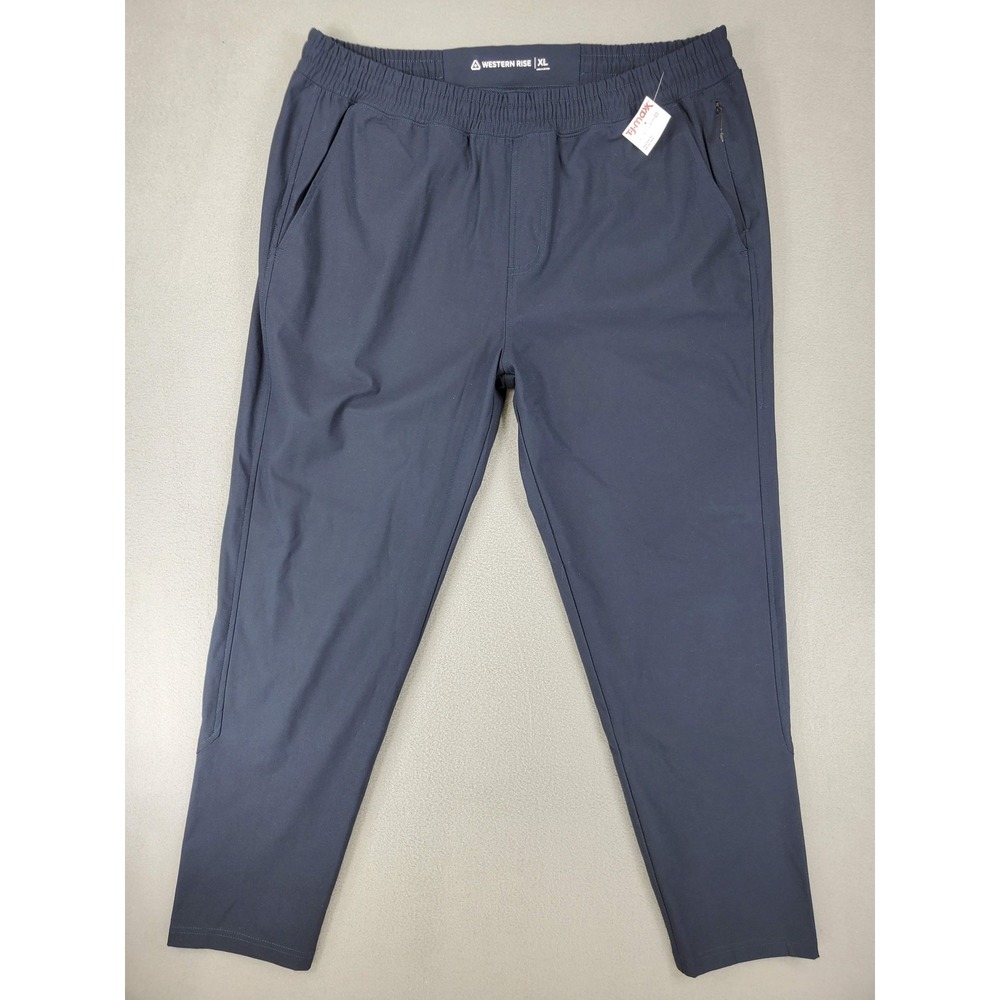 Western Rise Spectrum Jogger Men XL Navy Blue Technical Travel Pants NEW